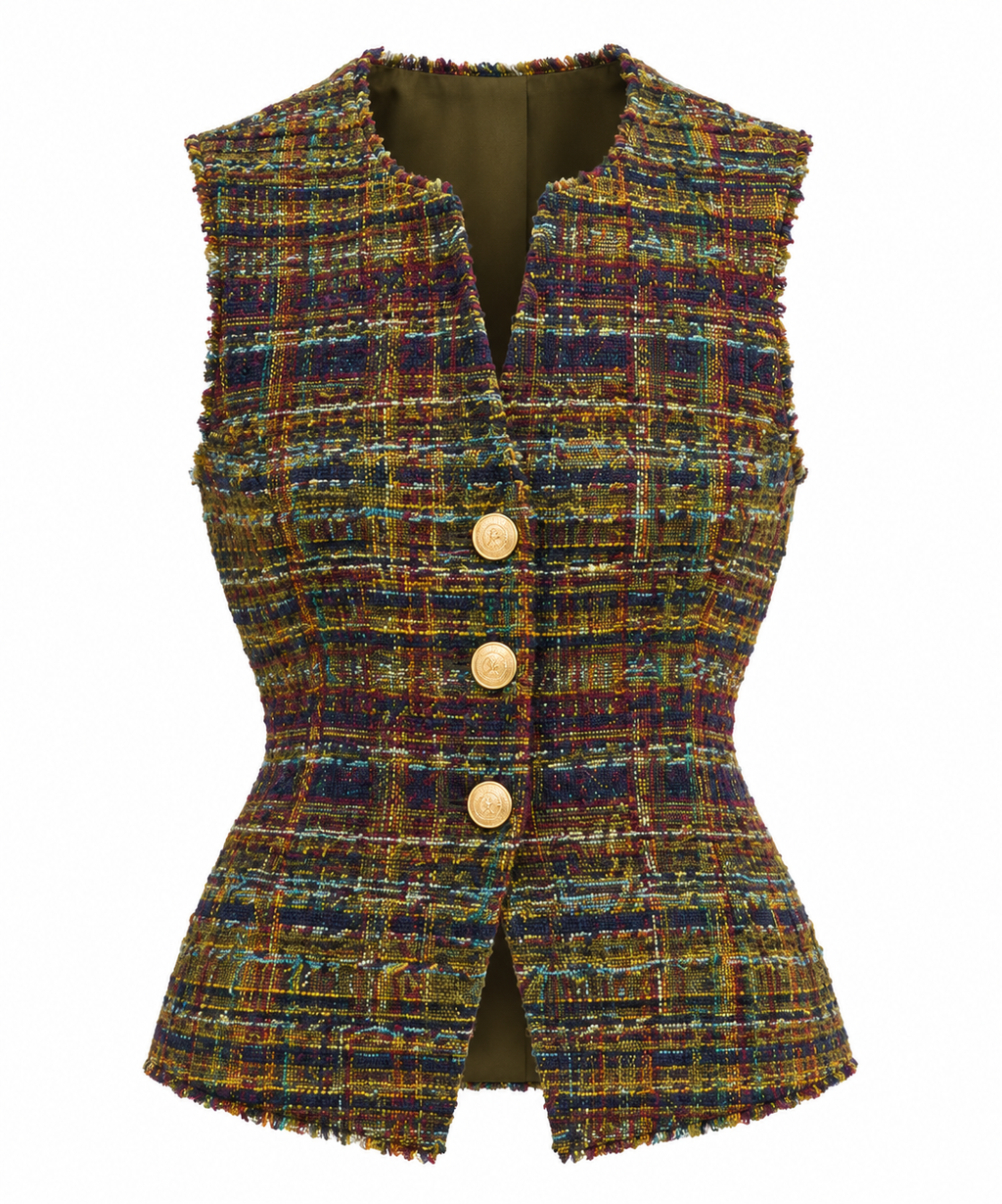 Tweed Oliver Vest