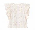 Stellah Hanna Cream Lace Top