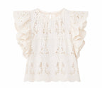 Stellah Hanna Cream Lace Top