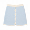 Central Park West Celeste Tweed Yarn Skirt