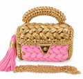 Pink Crochet Bag