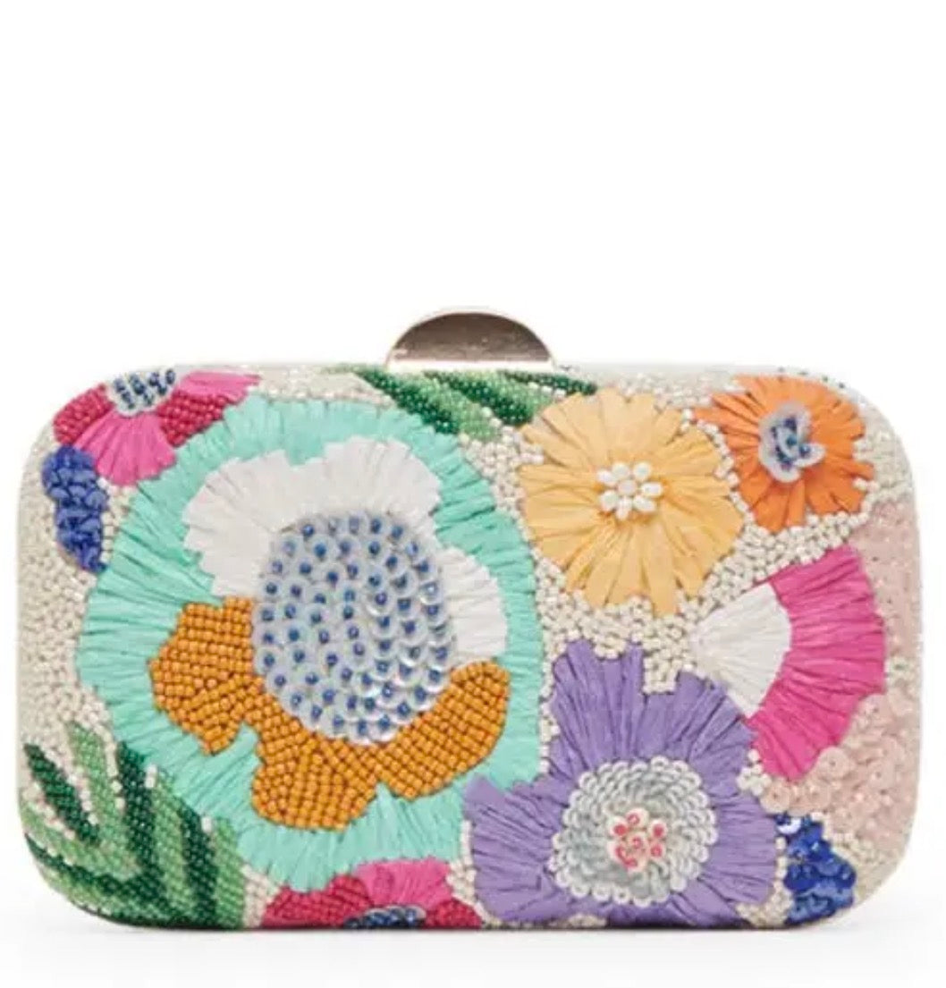 Dolce Vita Daisy Beaded Clutch
