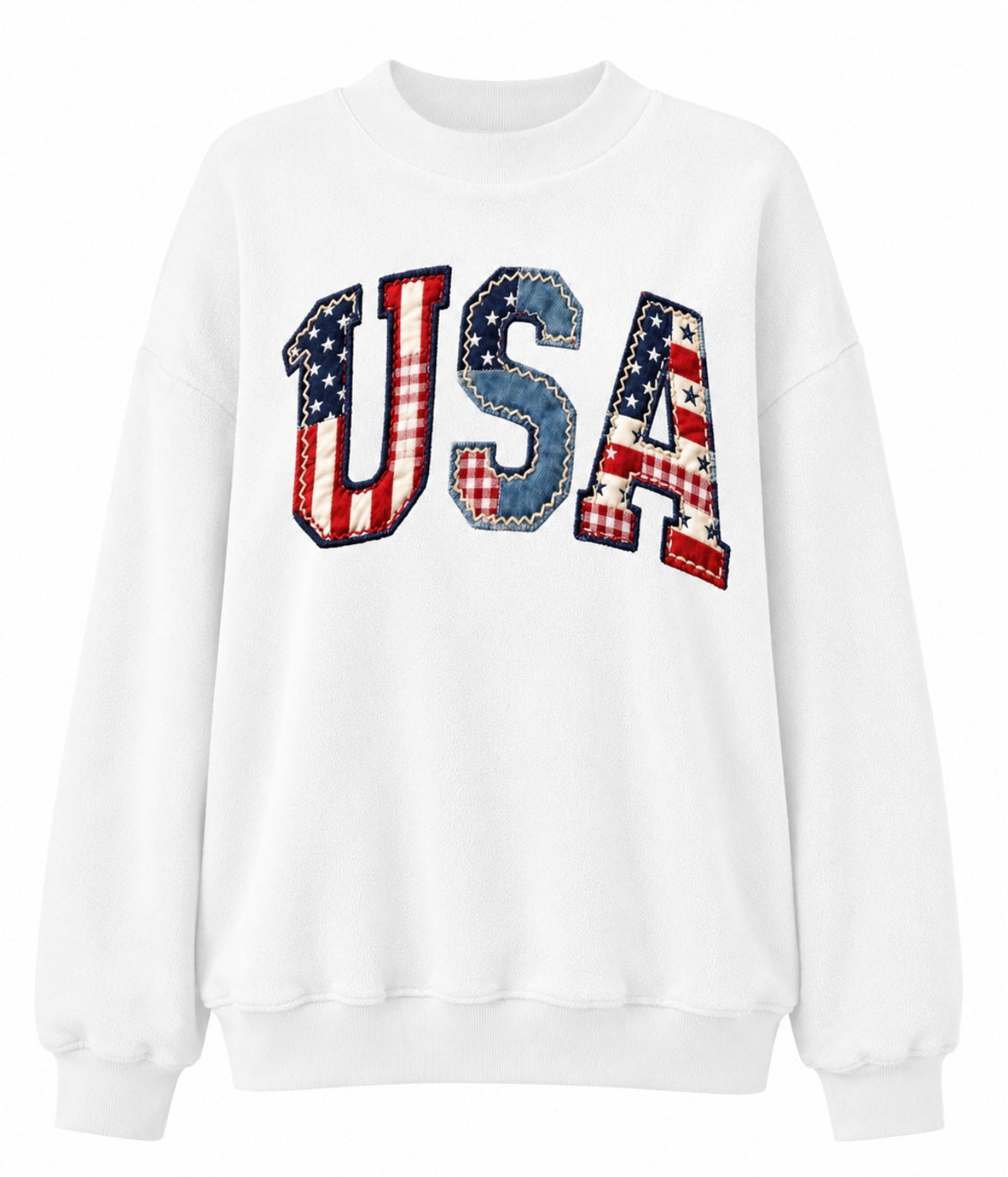 Reversible USA Mockneck