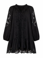 Stellah Greta Black Lace Dress