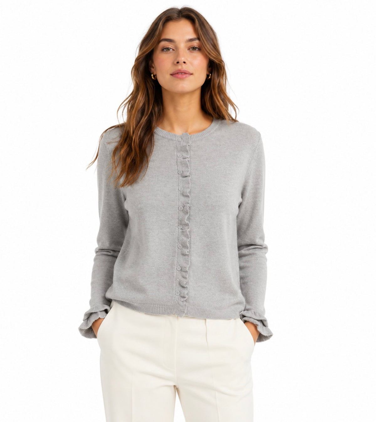 Pink Martini Grey Collins Sweater