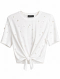 Generation Love Pearl Tie Top