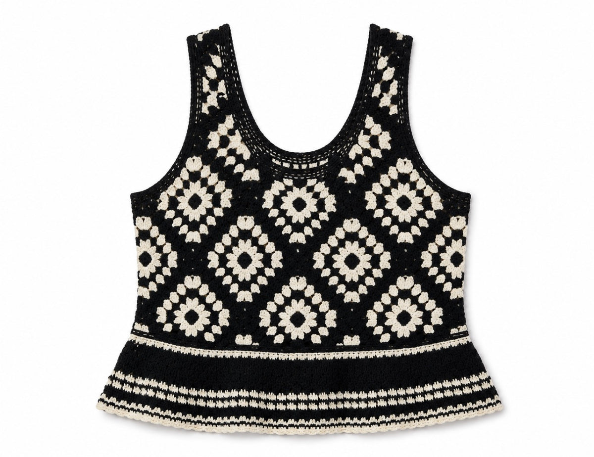 Central Park West Crochet Stitch Tank