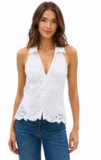 Allison Bali Halter Lace Top