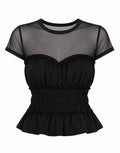 Generation Love Sigrid Mesh Black Top