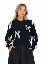 Stellah Black Valerie Sweater