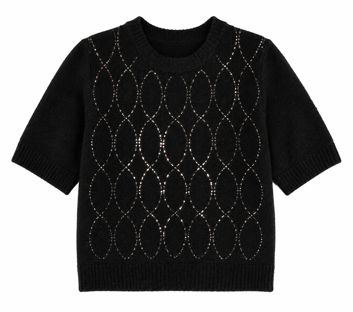 Pink Martini Black Sparkle Sweater