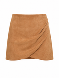 Generation Love Brown Suede Skirt