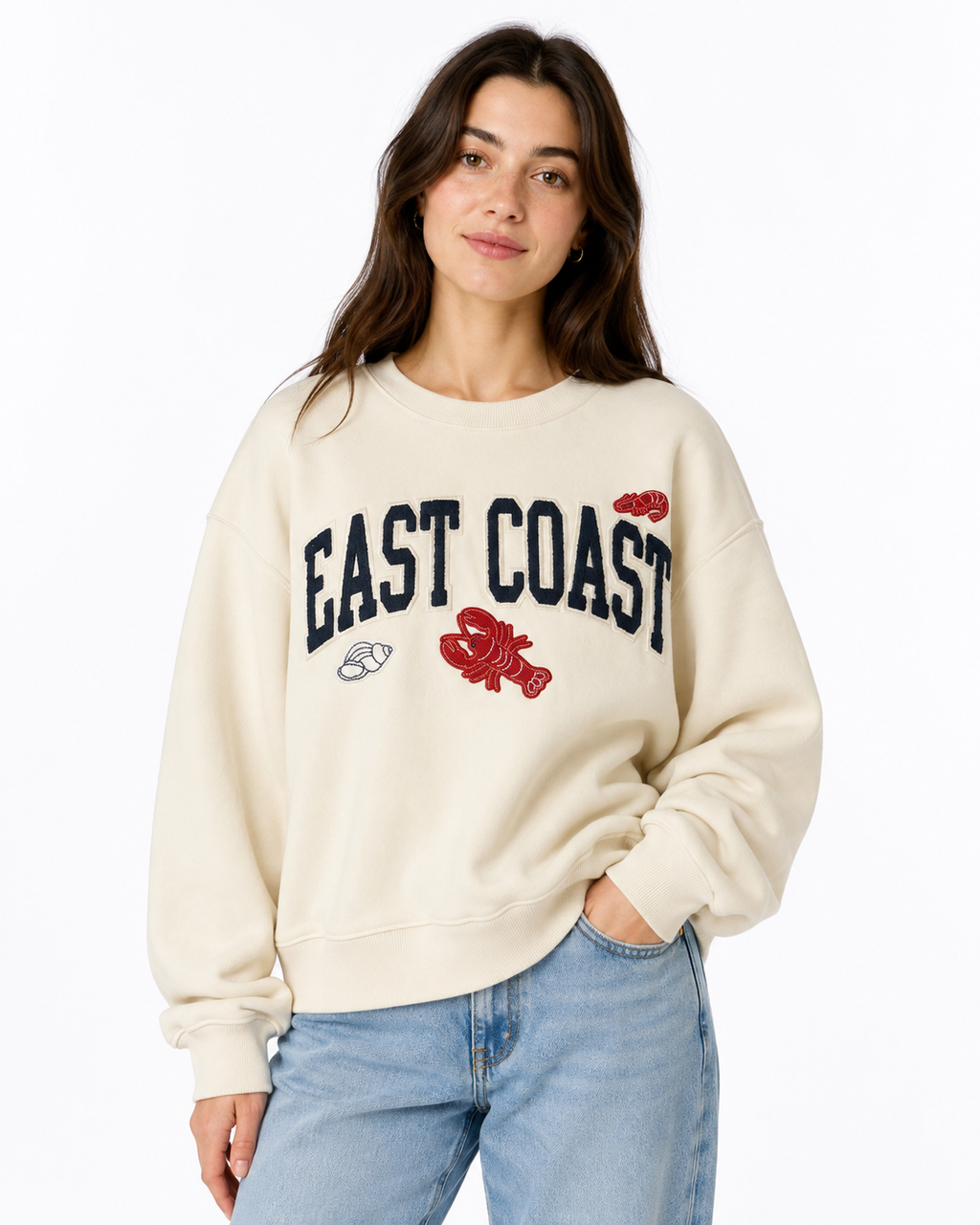East Coast Cream Crewneck