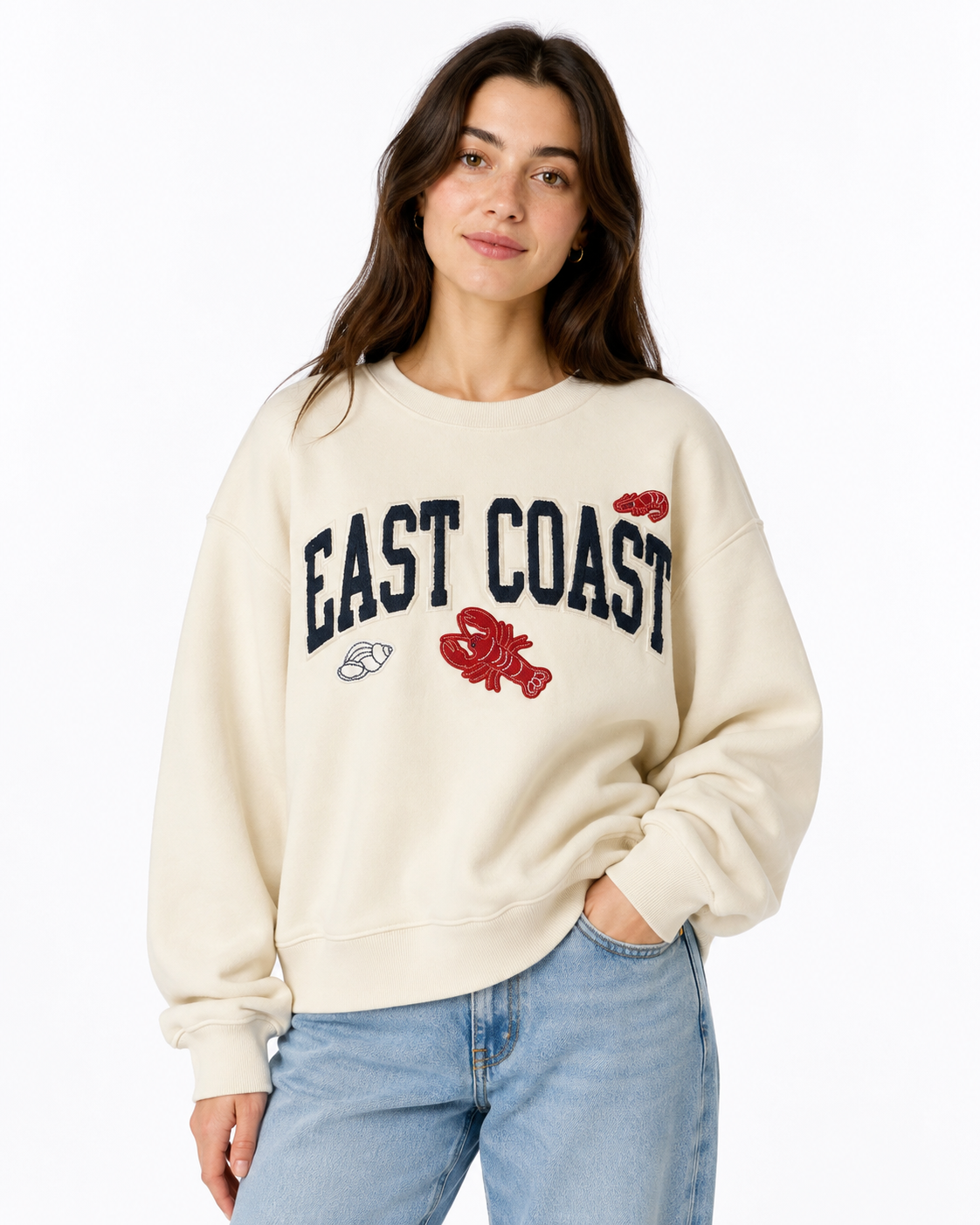 East Coast Cream Crewneck