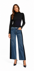 Generation Love Gold Button Top