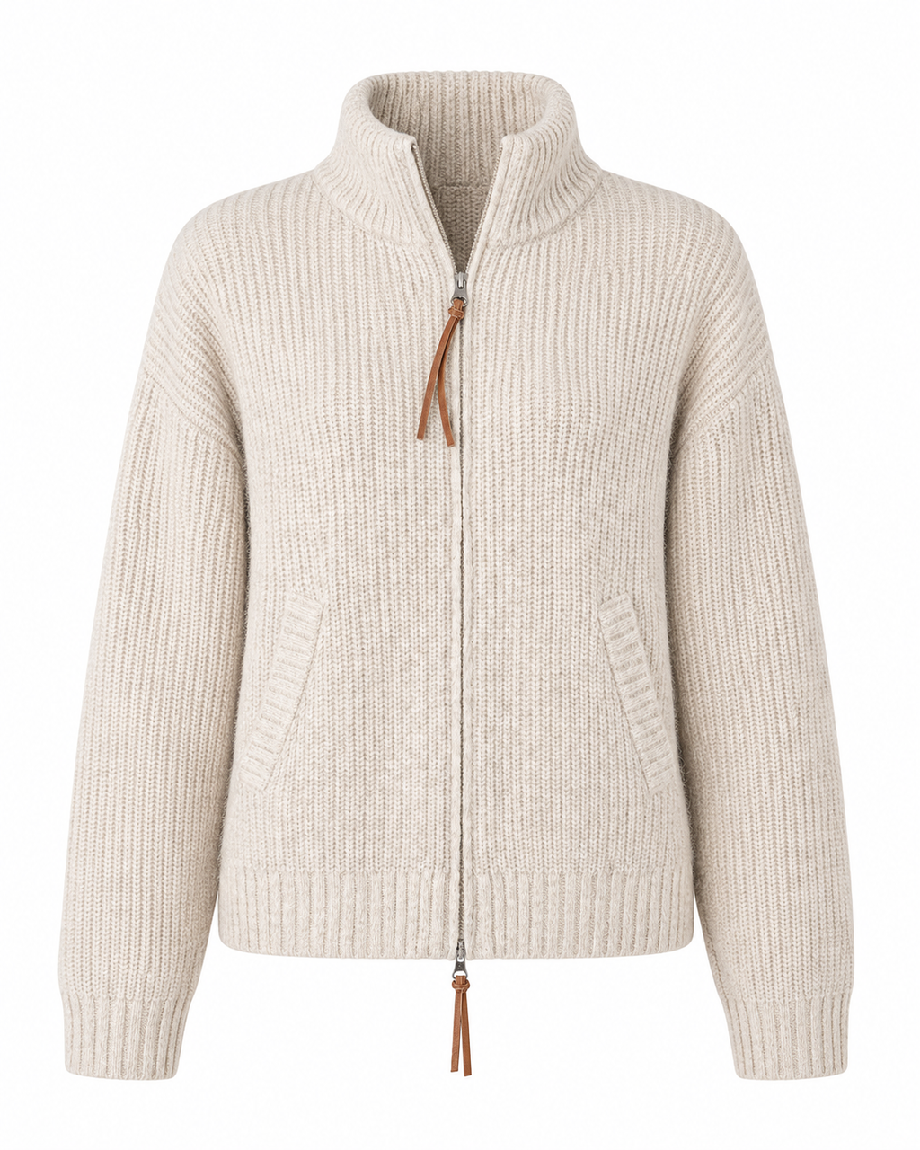 Central Park West Chunky Full Zip Up