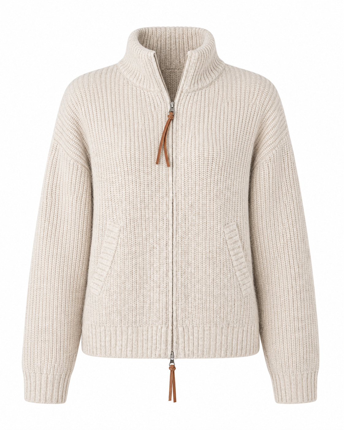 Central Park West Chunky Full Zip Up